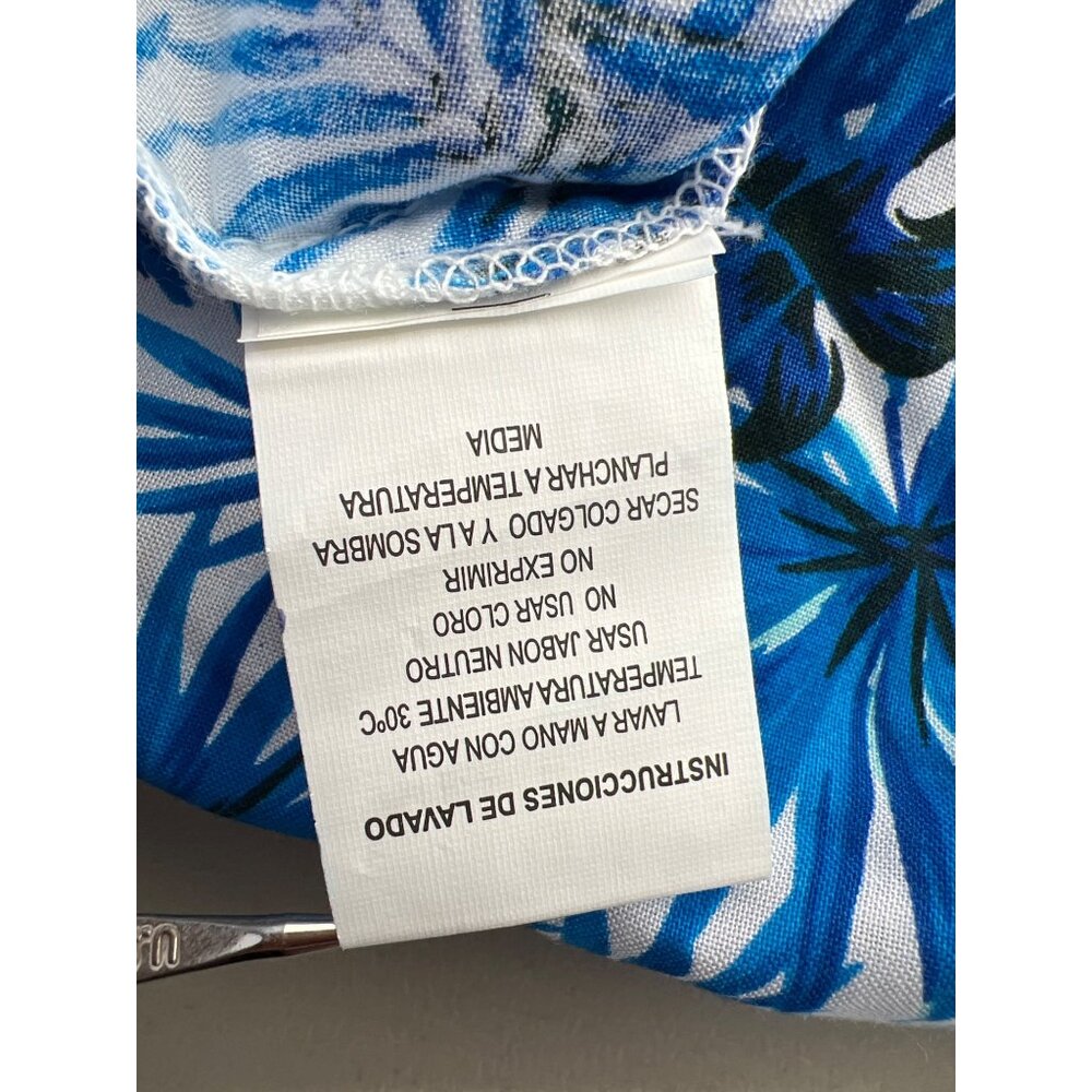 Kohinoor Fashion Halter Maxi Dress Size Xl Sleeveless Tropical Print Blue Beach View 4